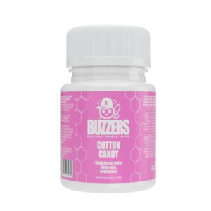 buzzers proprietary botanical extracts tablet bottles cotton candy 53446